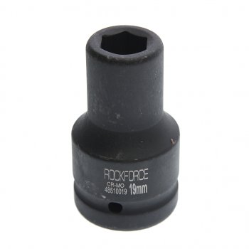 Головка торцевая 1 19мм ударная удлиненная L=90мм ROCKFORCE ROCKFORCE rf-48510019