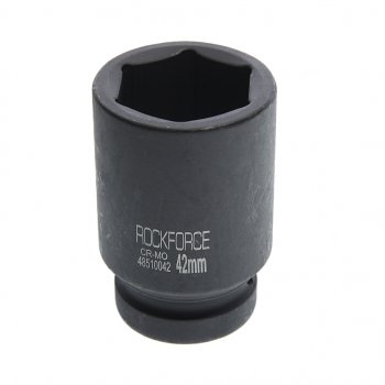 Головка торцевая 1 42мм ударная удлиненная L=90мм ROCKFORCE ROCKFORCE rf-48510042