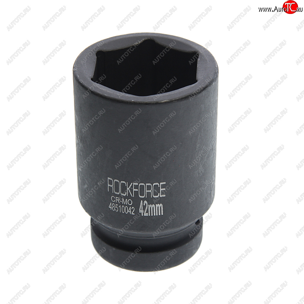 1 089 р. Головка торцевая 1 42мм ударная удлиненная L=90мм ROCKFORCE ROCKFORCE rf-48510042  с доставкой в г. Воронеж