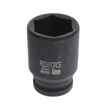 Головка торцевая 1 43мм ударная удлиненная L=90мм ROCKFORCE ROCKFORCE rf-48510043
