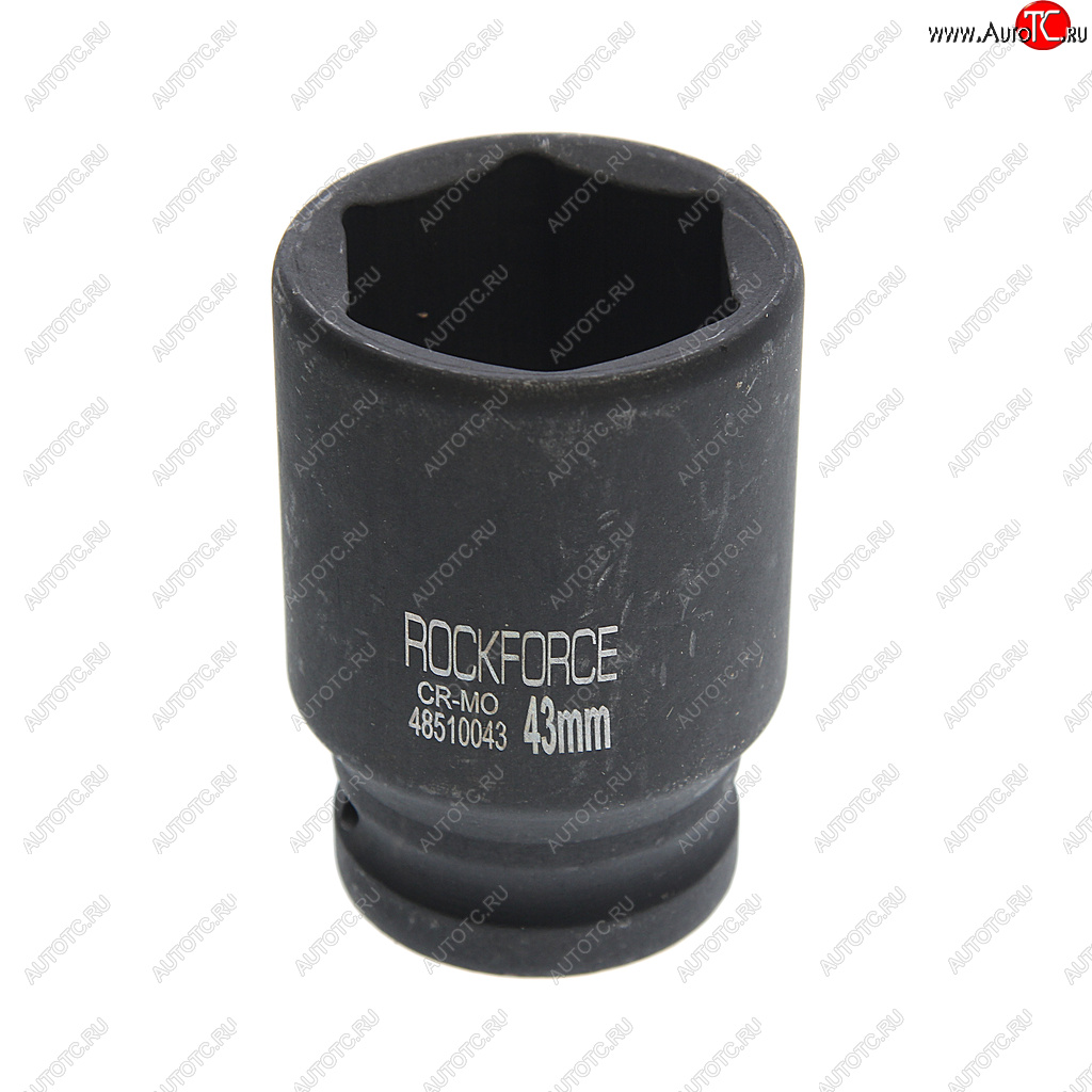 999 р. Головка торцевая 1 43мм ударная удлиненная L=90мм ROCKFORCE ROCKFORCE rf-48510043  с доставкой в г. Воронеж