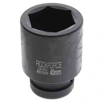 Головка торцевая 1 45мм ударная удлиненная L=90мм ROCKFORCE ROCKFORCE rf-48510045