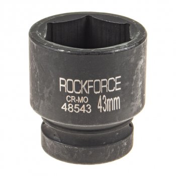 Головка торцевая 1 43мм ударная L=68мм ROCKFORCE ROCKFORCE rf-48543 ROCKFORCE rf-48543