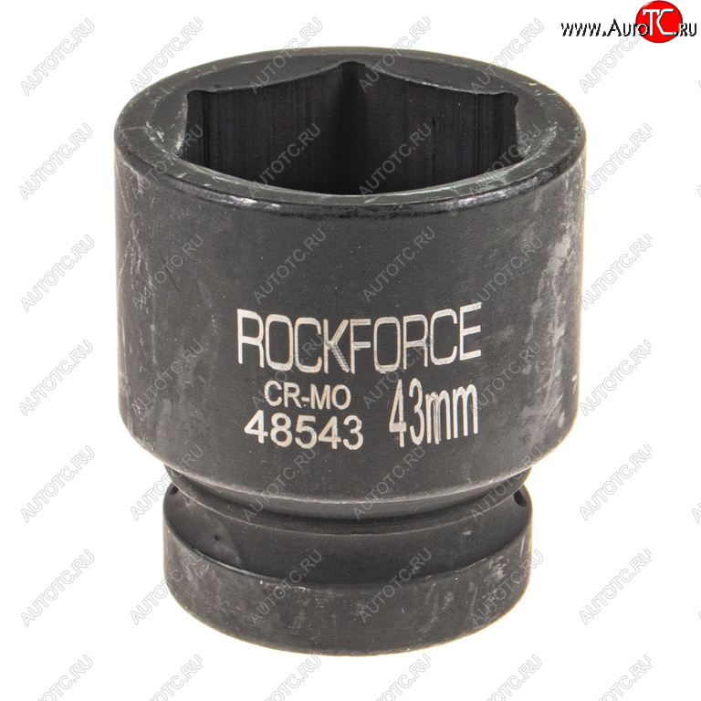 1 049 р. Головка торцевая 1 43мм ударная L=68мм ROCKFORCE ROCKFORCE rf-48543 ROCKFORCE rf-48543  с доставкой в г. Воронеж