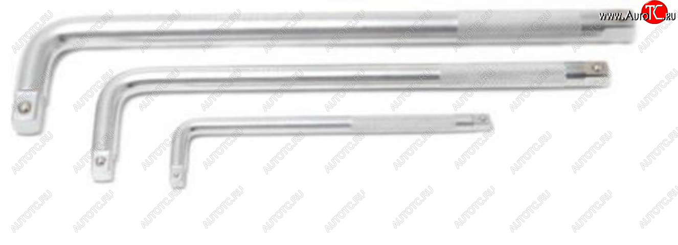 459 р. Вороток 12 L=250мм Г-образный с накаткой ROCKFORCE ROCKFORCE rf-8154250  с доставкой в г. Воронеж