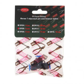 60 р. Фитинг для пластиковых трубок Т-образный 6мм ROCKFORCE ROCKFORCE rf-spe06 ROCKFORCE rf-spe06  с доставкой в г. Воронеж. Увеличить фотографию 2