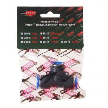 79 р. Фитинг для пластиковых трубок Т-образный 12мм ROCKFORCE ROCKFORCE rf-spe12  с доставкой в г. Воронеж. Увеличить фотографию 2