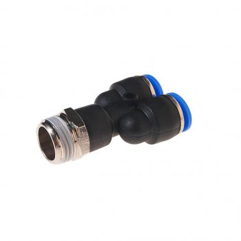 Фитинг для пластиковых трубок 12 Y-образный 12мм с наружной резьбой ROCKFORCE ROCKFORCE rf-spx12-04