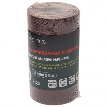 Бумага наждачная P-120 115ммх5м рулон ROCKFORCE ROCKFORCE rf-sr2120a
