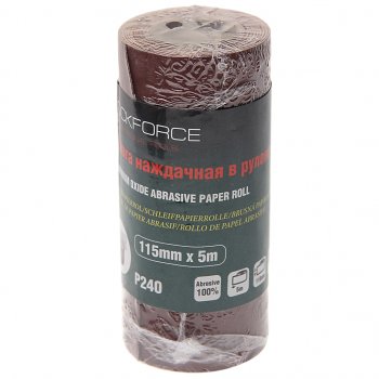 Бумага наждачная P-240 115ммх5м рулон ROCKFORCE ROCKFORCE rf-sr2240a