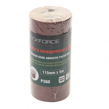 Бумага наждачная P-360 115ммх5м рулон ROCKFORCE ROCKFORCE rf-sr2360a