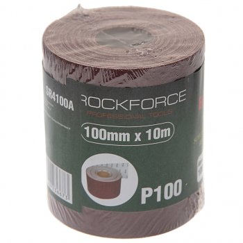 Бумага наждачная P-100 100ммх10м рулон ROCKFORCE ROCKFORCE rf-sr4100a