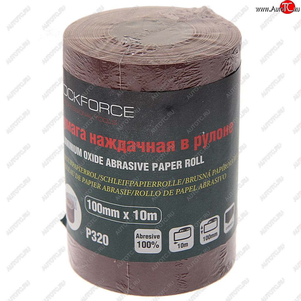 549 р. Бумага наждачная P-320 100ммх10м рулон ROCKFORCE ROCKFORCE rf-sr4320a  с доставкой в г. Воронеж