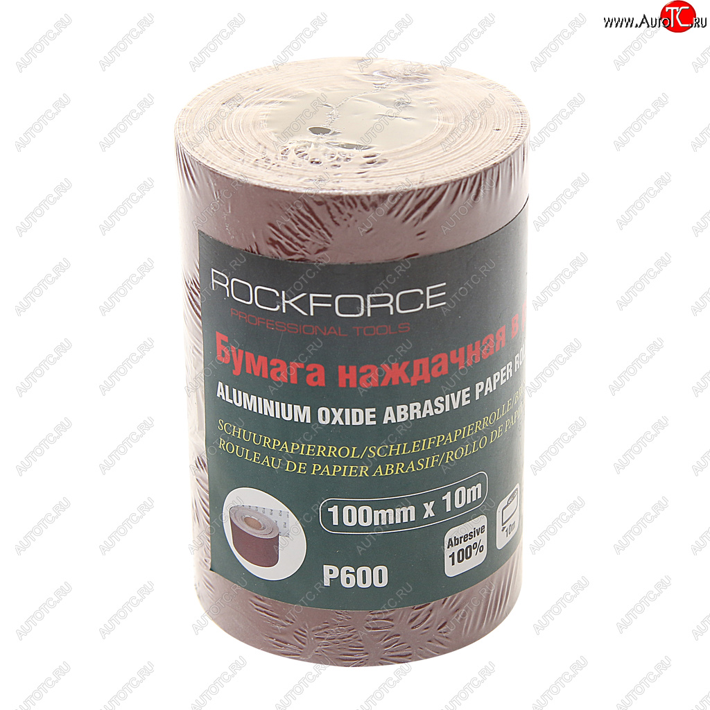 499 р. Бумага наждачная P-600 100ммх10м рулон ROCKFORCE ROCKFORCE rf-sr4600a  с доставкой в г. Воронеж