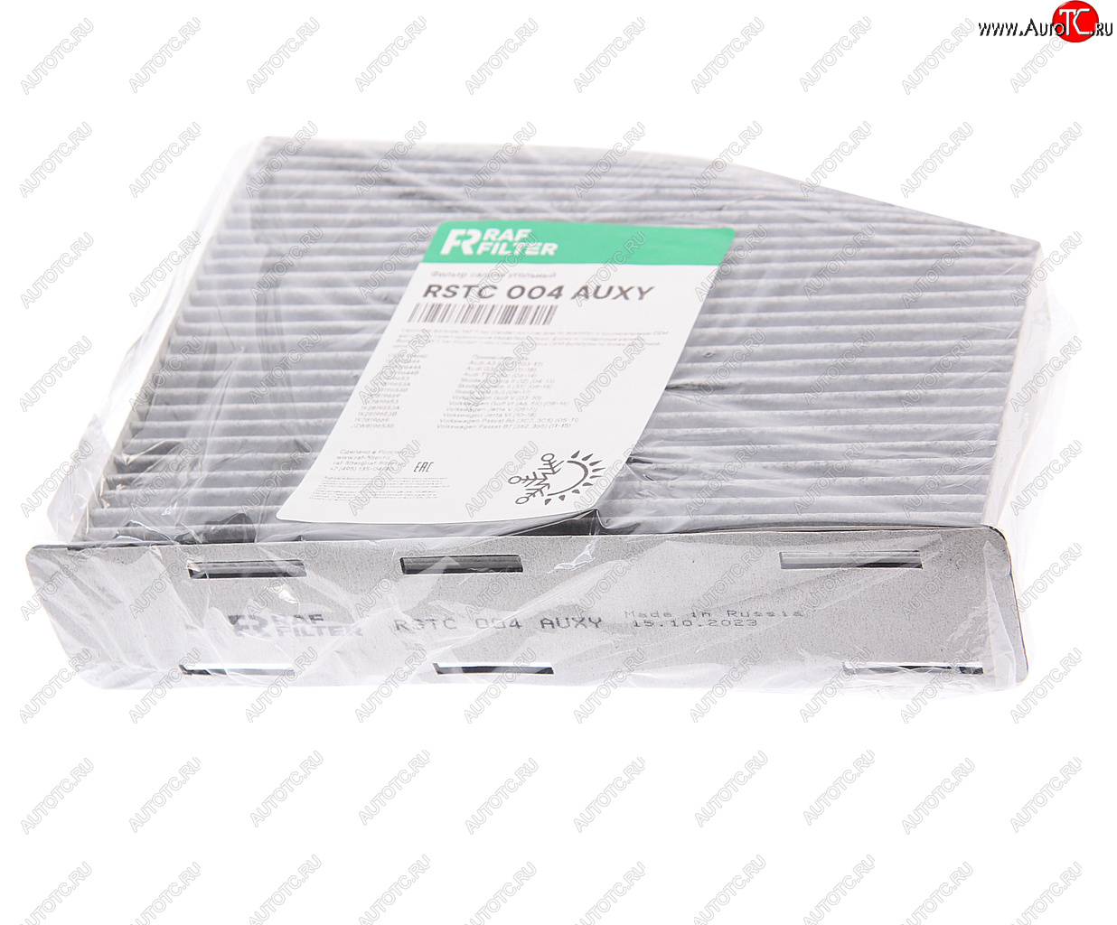 879 р. Фильтр воздушный салона VW Golf 5,Passat 6,Jetta 3 AUDI A3 SKODA Octavia (04-) угольный RAF FILTER RAF FILTER rstc004auxy  с доставкой в г. Воронеж