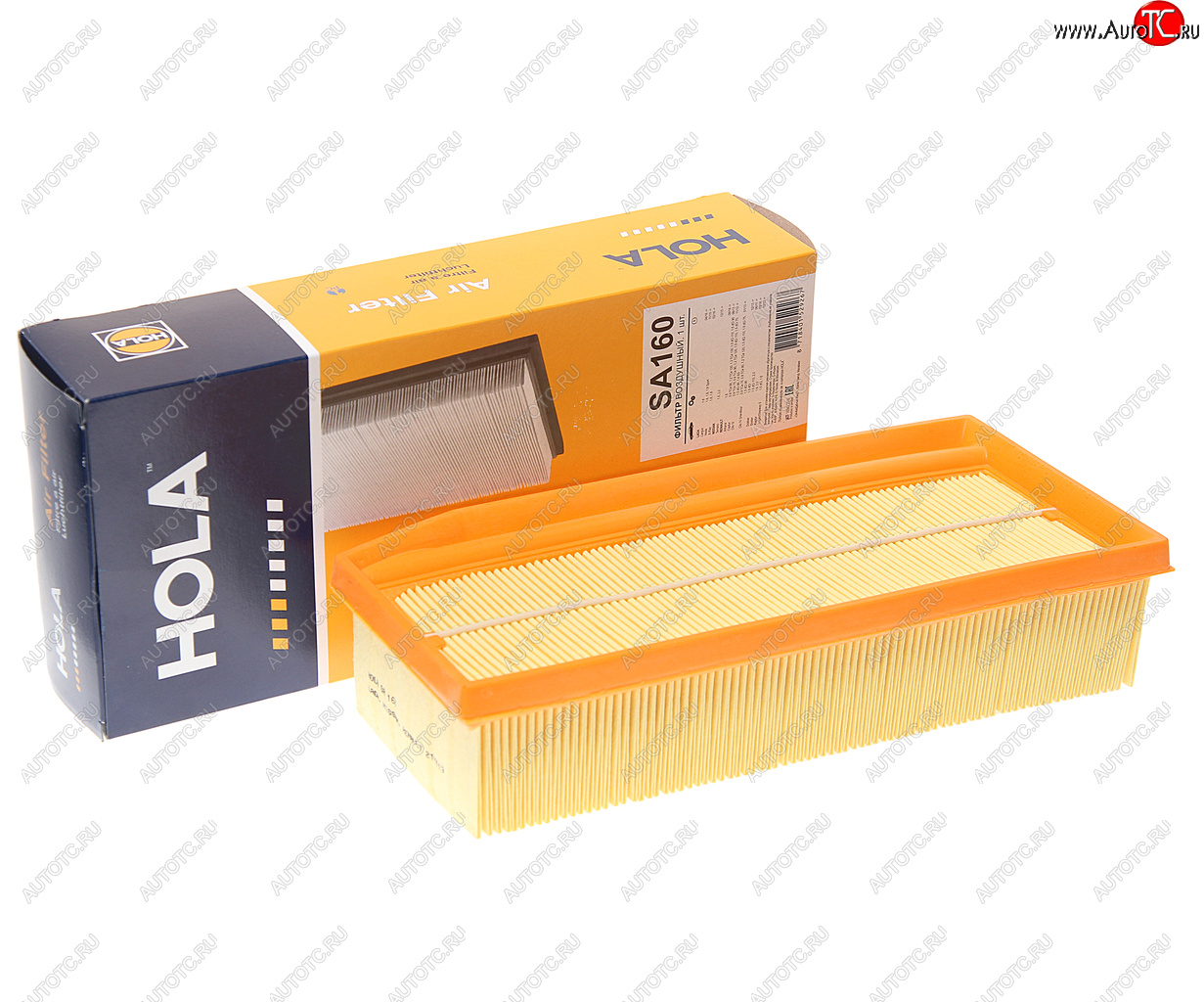449 р. Фильтр воздушный ЛАДА Vesta,X-Ray RENAULT Duster (1.6) HOLA HOLA sa160  с доставкой в г. Воронеж
