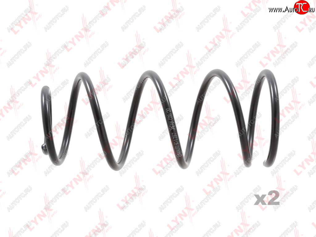 2 599 р. Пружина передней подвески LYNX Ford Focus 2 хэтчбэк 3 дв. рестайлинг (2007-2011)  с доставкой в г. Воронеж