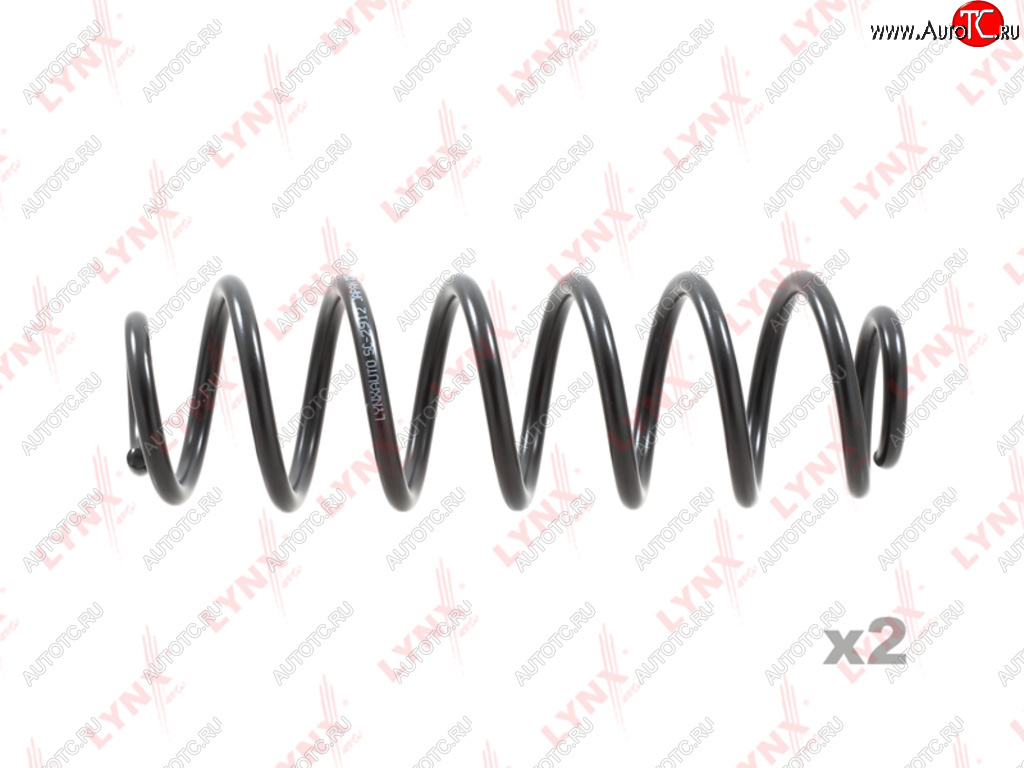 3 679 р. Пружина задней подвески LYNX  Skoda Fabia ( Mk2,  Mk3) (2010-2018), Skoda Octavia ( A5,  A7) (2008-2017), Skoda Yeti (2009-2018), Volkswagen Golf  7 (2012-2020), Volkswagen Jetta  A6 (2011-2018)  с доставкой в г. Воронеж