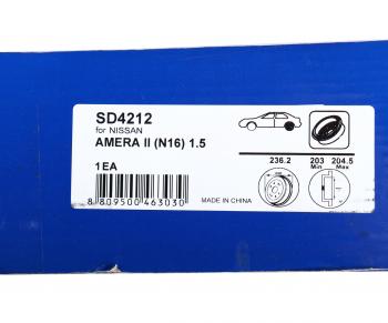1 599 р. Барабан тормозной NISSAN Almera (N16) (00-) задний SANGSIN SANGSIN sd4212  с доставкой в г. Воронеж. Увеличить фотографию 4