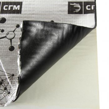 499 р. Шумоизоляция, вибропоглощение АлюМаст Base (М4Ф1) (0.5х0.7м) толщина 4мм Budget series SGM SGM sgm.bas.m4f1.05x070  с доставкой в г. Воронеж. Увеличить фотографию 2