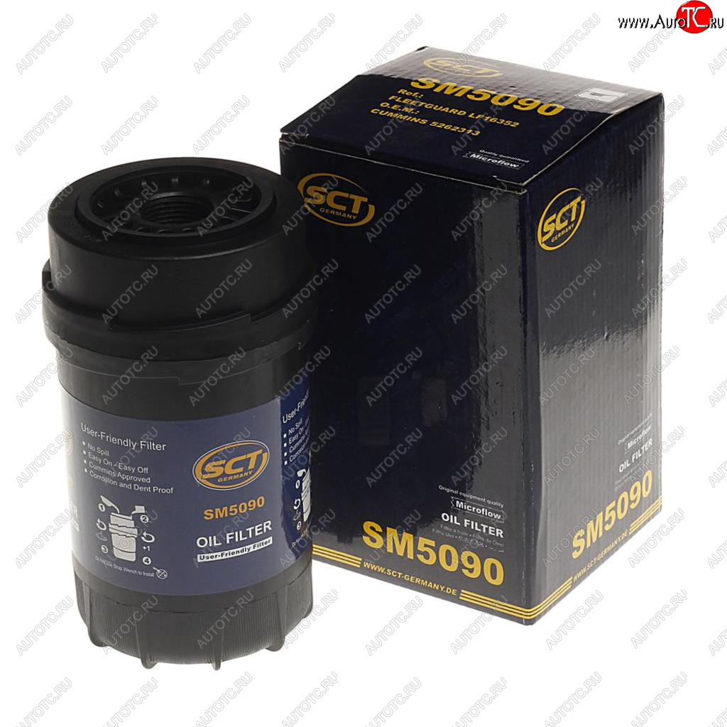 1 659 р. Фильтр масляный ГАЗ-3309,3310 (дв.CUMMINS ISF 3.8 D-245.7) SCT MANNOL MANNOL sm 5090  с доставкой в г. Воронеж
