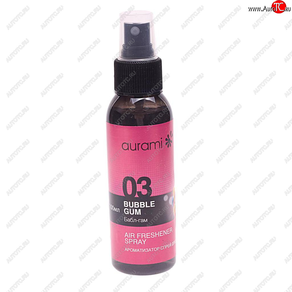 123 р. Ароматизатор спрей (bubble gum) AURAMI AURAMI spr-03  с доставкой в г. Воронеж