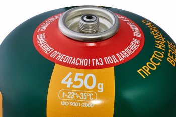 589 р. Газ бутан 450г резьбовой (всесезонный) Standard TOURIST TOURIST tbr-450  с доставкой в г. Воронеж. Увеличить фотографию 2