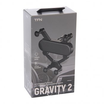 289 р. Держатель телефона на дефлектор черный TFN TFN tfn-hl-gravity2  с доставкой в г. Воронеж. Увеличить фотографию 4