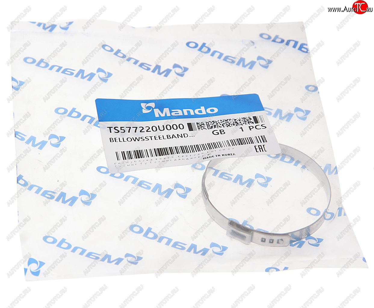 109 р. Хомут HYUNDAI Solaris пыльника рейки рулевой MANDO MANDO ts577220u000  с доставкой в г. Воронеж