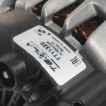 12 799 р. Генератор HYUNDAI Solaris (11-) KIA Ceed (06-) (G4FC) 14В 90A TESLA TECHNICS TESLA TECHNICS tt11320  с доставкой в г. Воронеж. Увеличить фотографию 3