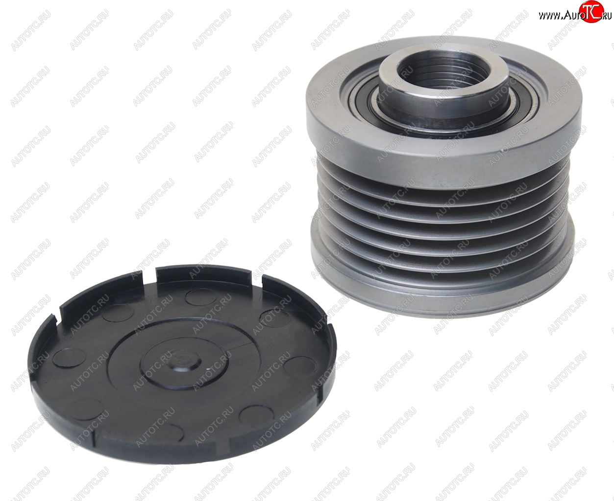 2 389 р. Шкив NISSAN Tiida (07-),Qashqai (07-13),Juke (10-) генератора TESLA TECHNICS TESLA TECHNICS tt64370  с доставкой в г. Воронеж