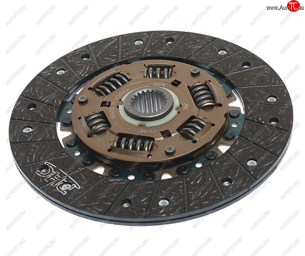 2 749 р. Диск сцепления TOYOTA Hilux (89-),Hiace (85-),Land Cruiser (84-) (2.2/2.4/2.7) (224мм) VALEO PHC VALEO PHC ty-34 VALEO PHC ty-34  с доставкой в г. Воронеж