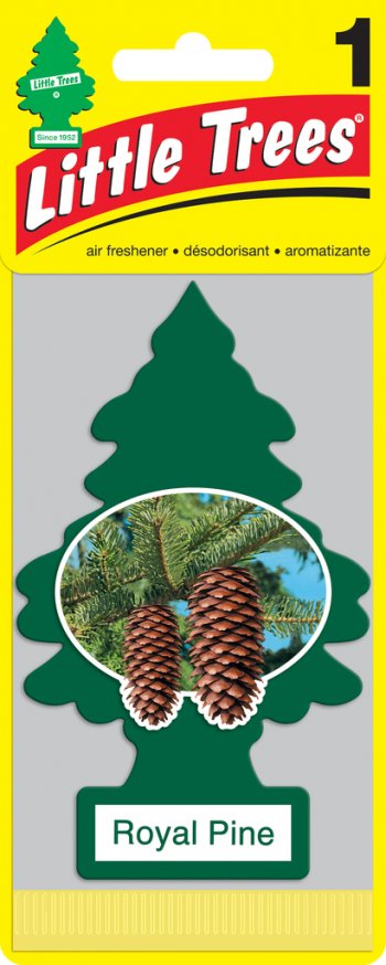 Ароматизатор подвесной пластина (сосна королевская) Елочка CAR FRESHNER CAR FRESHNER u1p-10101-russ
