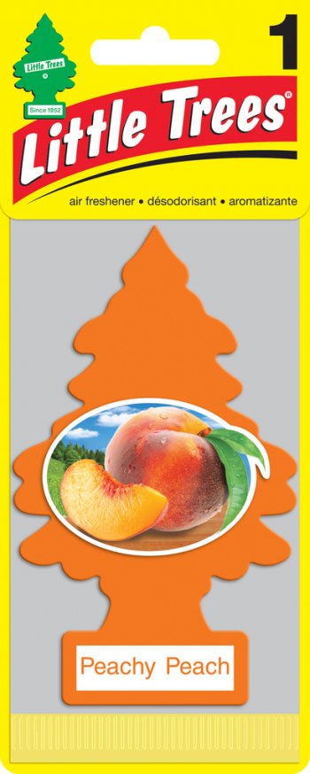 Ароматизатор подвесной пластина (персик) Елочка CAR FRESHNER CAR FRESHNER u1p-10319-russ