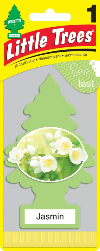 Ароматизатор подвесной пластина (жасмин) Елочка CAR FRESHNER CAR FRESHNER u1p-10433-russ