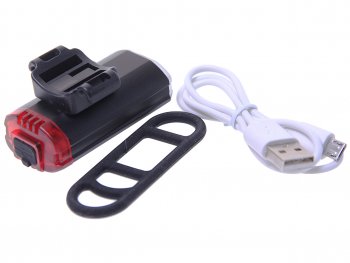 1 149 р. Фонарь велосипедный 2 в 1 USB кабель с аккумулятором 800mAh VXM NO NAME ут00019039  с доставкой в г. Воронеж. Увеличить фотографию 2