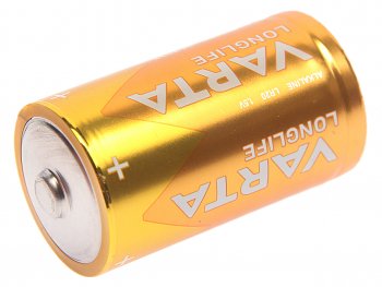 349 р. Батарейка D LR20 1.5V блистер 2шт. (цена за 1шт.) Alkaline Longlife VARTA VARTA vrt-lr20lбл  с доставкой в г. Воронеж. Увеличить фотографию 2