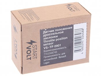 399 р. Датчик положения заслонки дроссельной RENAULT Logan (1.41.6) STARTVOLT STARTVOLT vs-tp0901  с доставкой в г. Воронеж. Увеличить фотографию 3