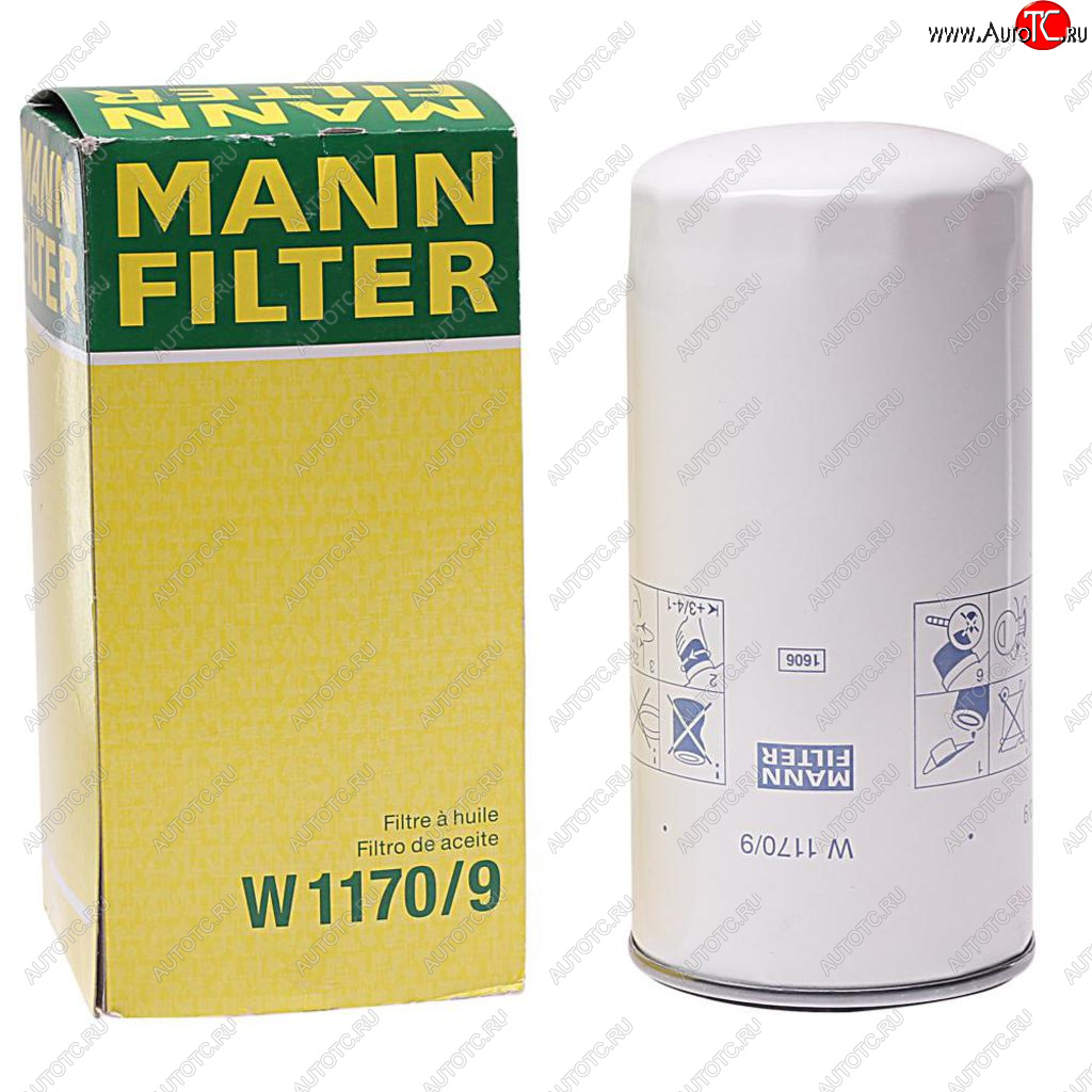 2 389 р. Фильтр масляный FORD Cargo (04-) MANN MANN w11709  с доставкой в г. Воронеж