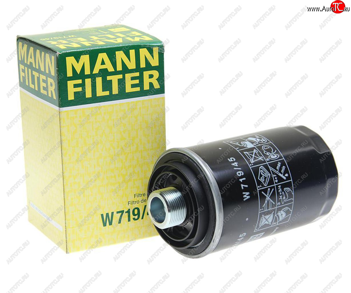 1 099 р. Фильтр масляный VW AUDI SEAT SKODA (1.82.0 TSITFSI) (04-) MANN MANN w71945  с доставкой в г. Воронеж