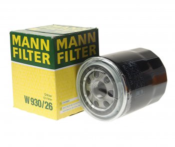 Фильтр масляный HYUNDAI Porter (D4BF),Porter 2 (D4CB),HD35 (D4BB) KIA Bongo (06-) MANN MANN w93026
