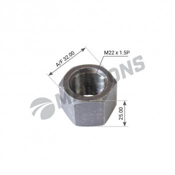 Гайка колеса SAF M22х1.5h-25SW32 MANSONS MANSONS wn311