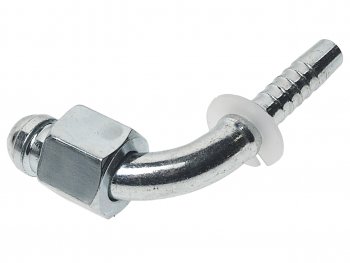 143 р. Фитинг DK90°(Г) сфера 516 (М16х1.5) NO NAME wnp 90 08 (m16x1.5)  с доставкой в г. Воронеж. Увеличить фотографию 2