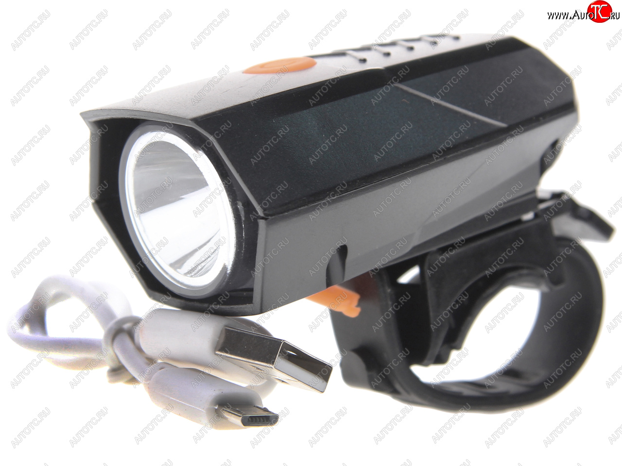 929 р. Фонарь велосипедный передний USB кабель с аккумулятором 600mAh Super Led NO NAME xfl-178  с доставкой в г. Воронеж