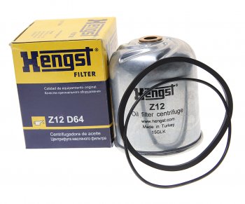 2 179 р. Фильтр масляный DAF 75CF,85CF,95XF центрифуга (втулки 14мм) HENGST HENGST z12d64  с доставкой в г. Воронеж. Увеличить фотографию 2