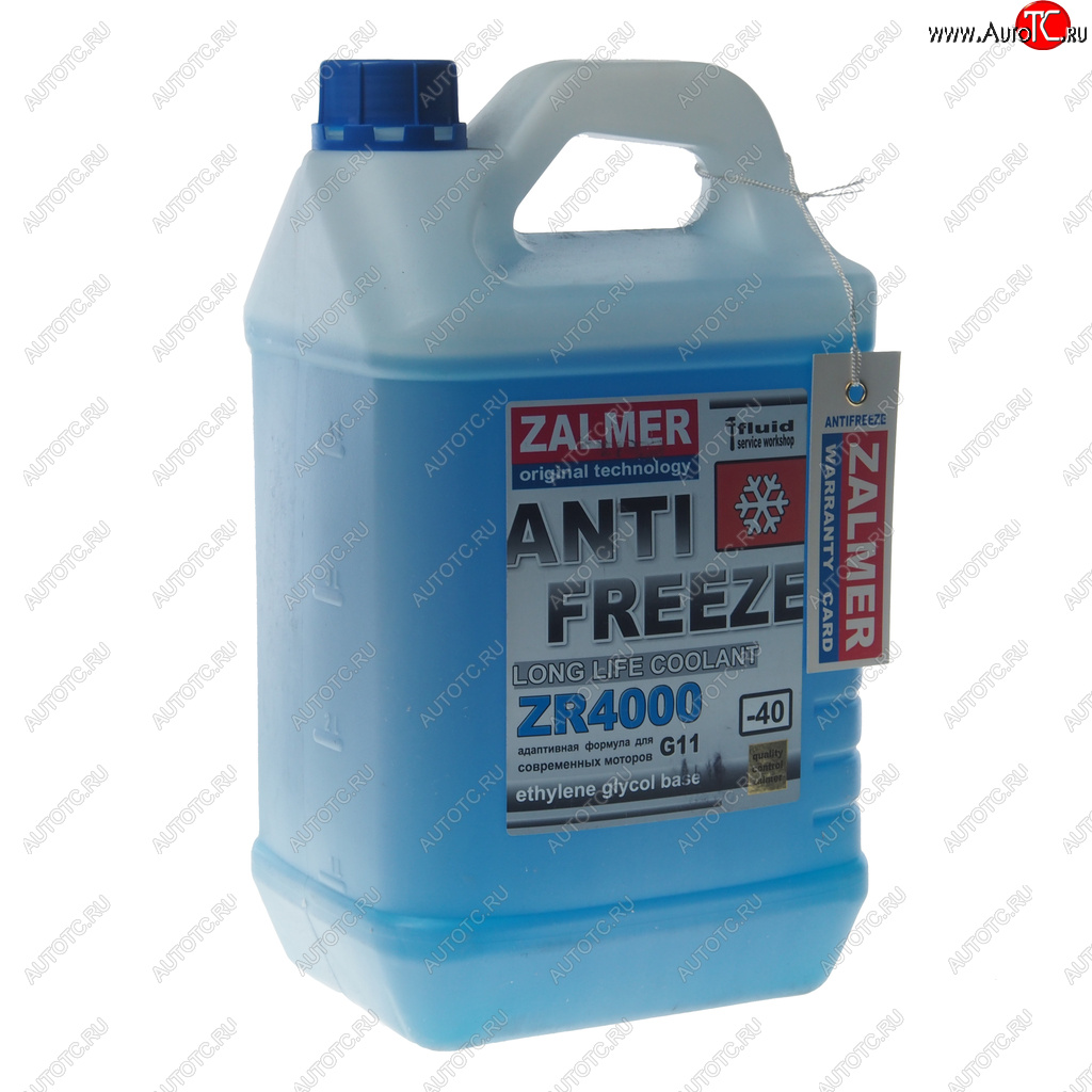 1 159 р. Антифриз синий -40C ZR4000 LLC G11 5кг ZALMER ZALMER zr40b005  с доставкой в г. Воронеж