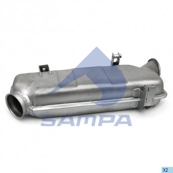 Глушитель SCANIA P,R,T series (ЕВРО-5) SAMPA SAMPA 044.311