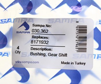 46 р. Втулка VOLVO FH12 кулисы КПП SAMPA SAMPA 030.362  с доставкой в г. Воронеж. Увеличить фотографию 3