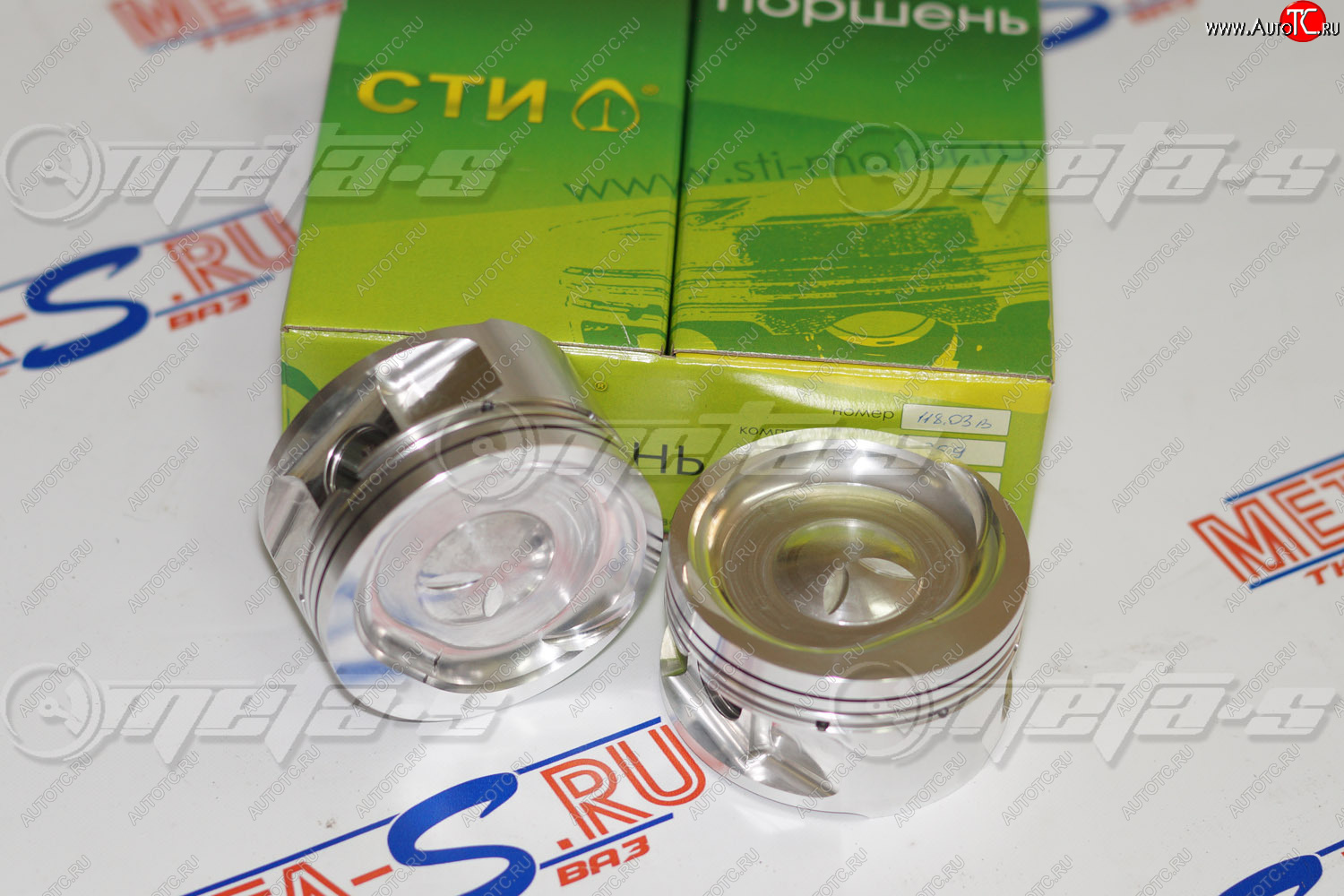 13 599 р. Поршни СТИ 118.03 (82,5, супер-авто безвтык 8-кл) СТИ 118.03  с доставкой в г. Воронеж