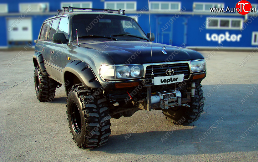 18 999 р. Расширители арок Toyota Land Cruiser 80 LAPTER (ширина 130мм) LAPTER tlc82  с доставкой в г. Воронеж